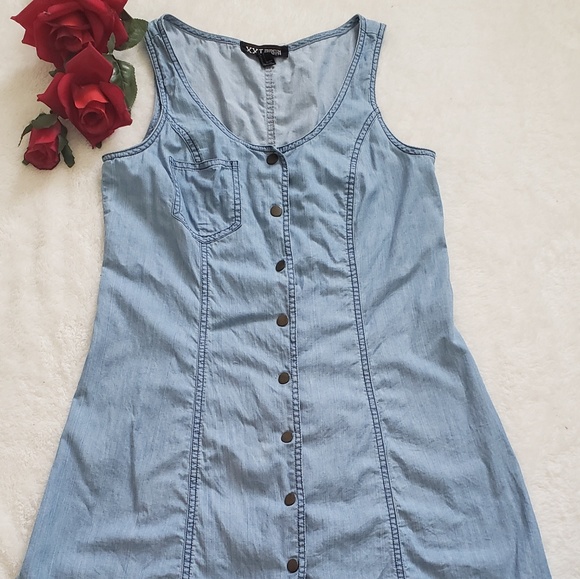Dress forever 21 premium denim size s - Picture 3 of 4